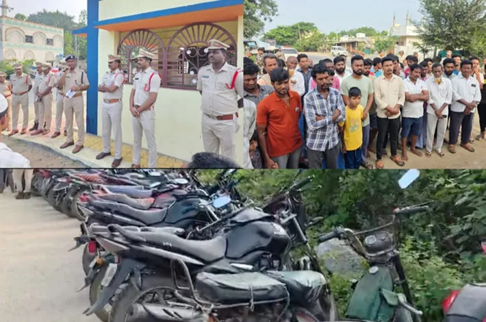 జింకలగూడెంలో పోలీసుల కార్డెన్‌ సెర్చ్‌