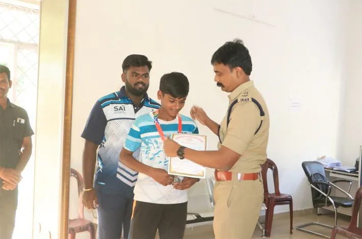 రాష్ట్రస్థాయి జావలిన్ త్రోలో రజక పథకం