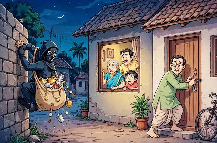 వరుస చోరీలు.. జనం బెంబేలు!