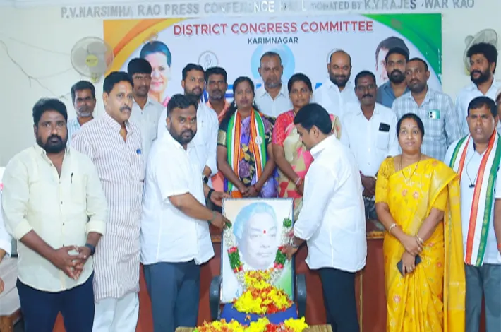 ‘కాకా’ ఆశయాలే స్ఫూర్తి: మేడిపల్లి సత్యం