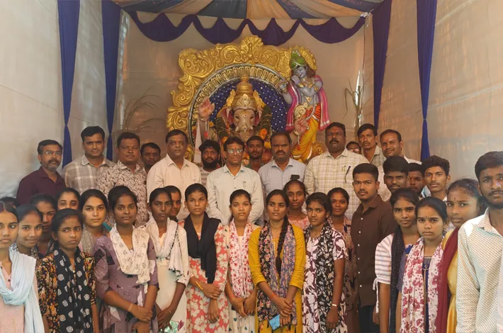 పీయూలో ఘనంగా వినాయకుడి పూజలు