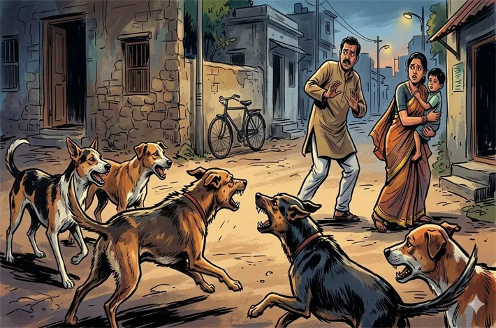 పల్లెల్లో ‘శునక’ భయం..!