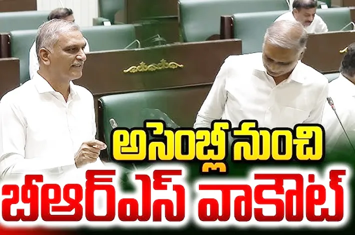 బీఆర్‌ఎస్ వాకౌట్