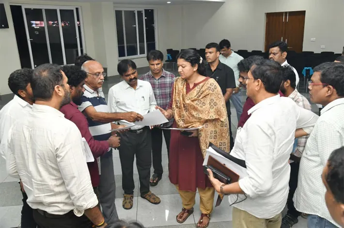 కలెక్టరేట్ ప్రారంభోత్సవానికి పకడ్బందీ ఏర్పాట్లు