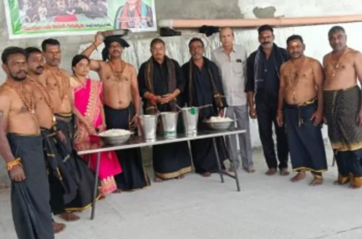 అయ్యప్ప దేవాలయంలో కొనసాగుతున్న అన్నదానం
