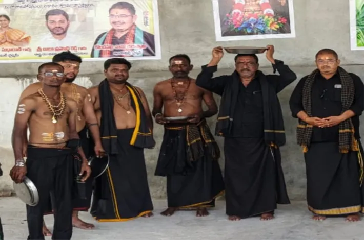 అయ్యప్ప ఆలయంలో కొనసాగుతున్న అన్నదానం