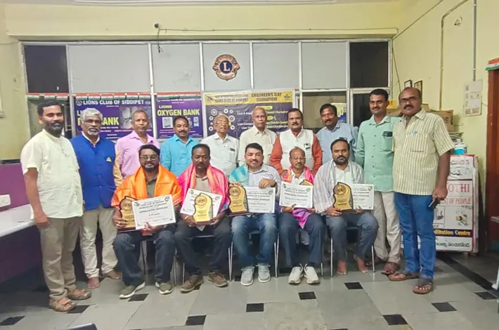 లయన్స్ క్లబ్ ఆధ్వర్యంలో ఇంజనీర్స్ డే