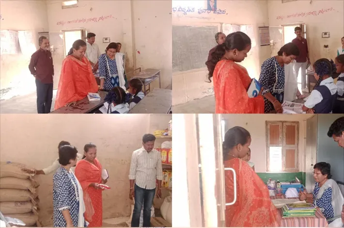 ఉప్పుసాక గిరిజన ఆశ్రమ పాఠశాలలో ఐటీడీఏ డిప్యూటీ డైరెక్టర్ ఆకస్మిక తనిఖీ