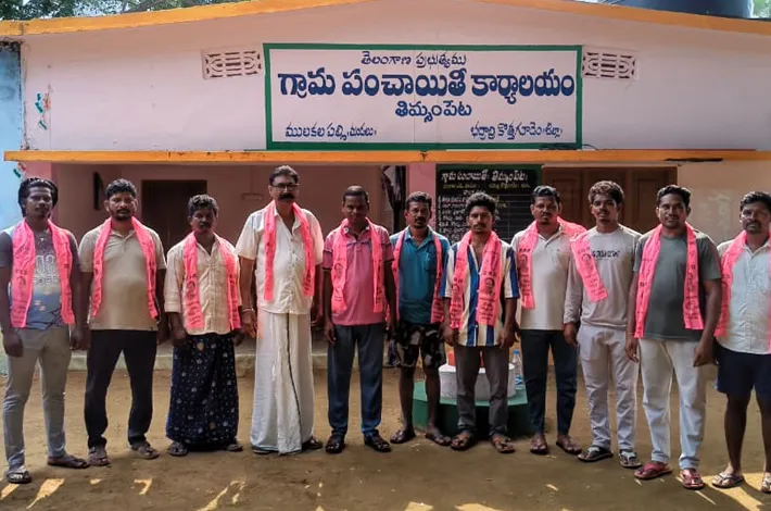 తిమ్మంపేటలో బిఆర్ఎస్ నిరసన