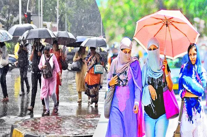 తెలంగాణలో ఓ వైపు భారీ వర్షాలు.. మరోవైపు ఎండలు