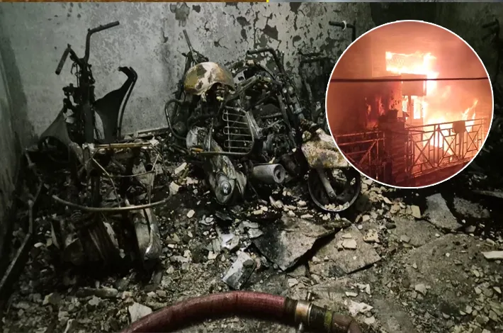 నివాస భవనంలో అగ్నిప్రమాదం: ముగ్గురు మృతి, ఇద్దరికి గాయాలు