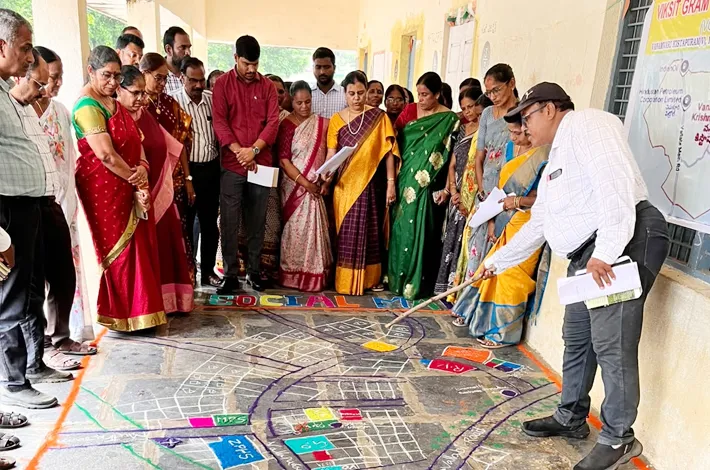 వనం వారి కృష్టాపురంలో వికసిత్ భారత్ యాక్షన్ ప్లాన్ తయారీ కార్యక్రమం