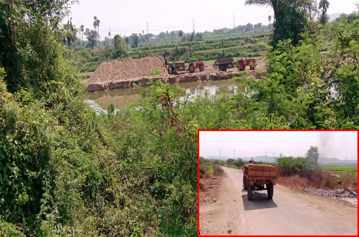 మంత్రి జూపల్లి ఇలాఖాలో ఆగని ఇసుక దందా