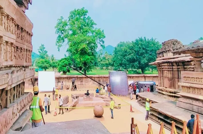రామప్పలో పినాక సినిమా షూటింగ్
