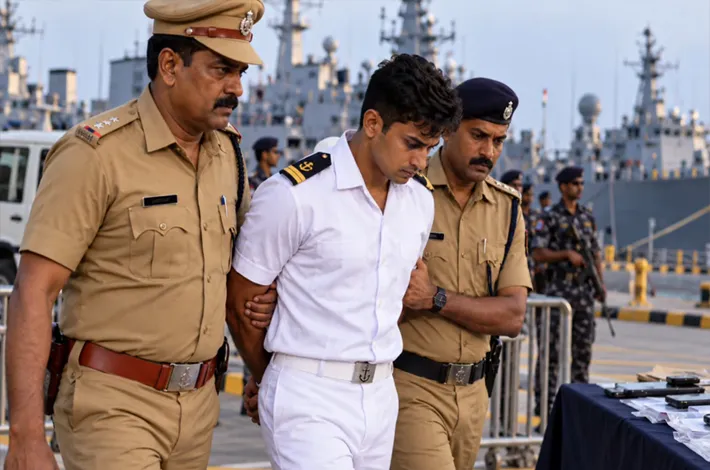 పాక్ ఏజెంట్‌తో లింకులు.. నేవీ అధికారి అరెస్ట్!