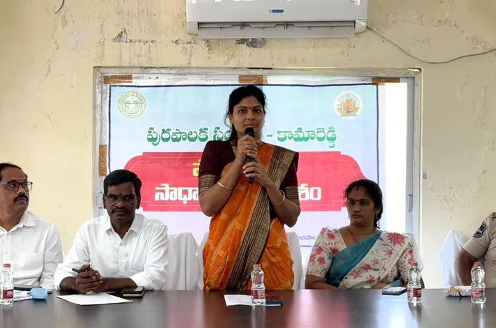 వినాయక చవితి ఏర్పాట్లపై మున్సిపల్ చైర్పర్సన్ సమీక్ష 