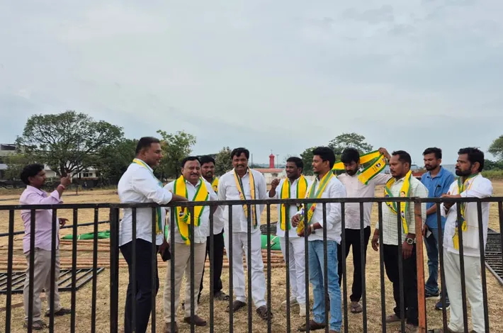 పాంచ జన్య సంకల్ప సభకు ఏర్పాట్లు...
